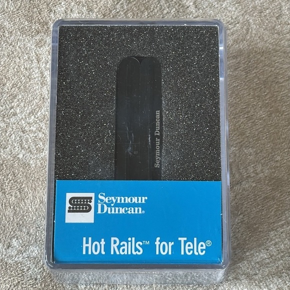 Brand New Seymour Duncan STHR-1b Hot Rails Bridge Tele Single Coil Pickup Black - Picture 14 of 14